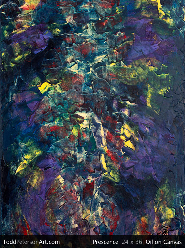 Prescence oil on canvas painting from Todd Peterson's Passion Collection